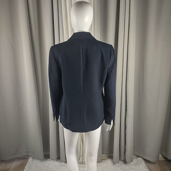 Emma James (Liz Claiborne Co) Women's Black Professional Blazer Jacket Size 6 - Picture 3 of 13